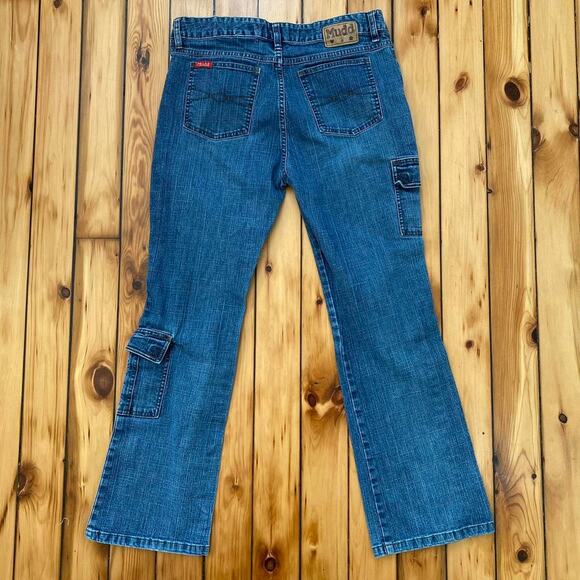 Vintage Y2K 2000s Mudd Jeans Flared Size 16.5 - Picture 2 of 5